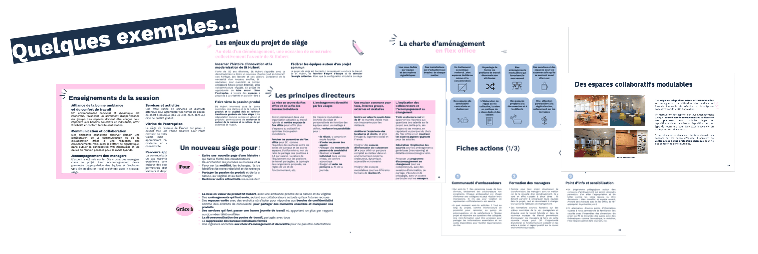 Livrable Ateliers Workplace Stratégie Comme on Travaille x Leosquare