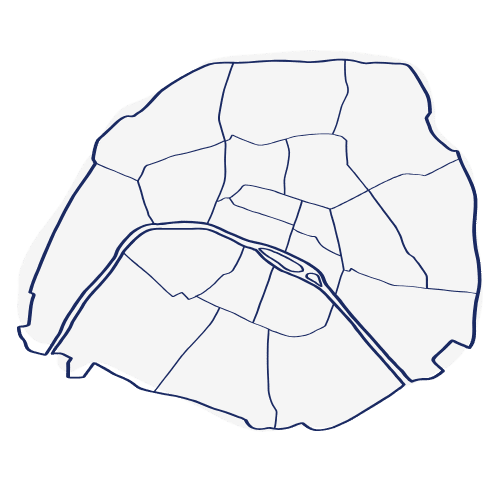 Carte de loyer de bureaux a paris